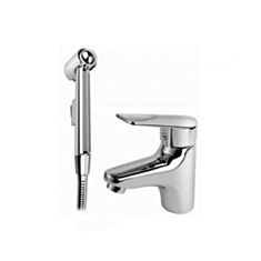 Смеситель для умывальника с душем для биде KFA Armatura Topaz 4012-515-00 хром - фото