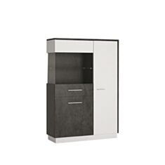 Витрина левая Zingaro ZINV01 альпийский белый - фото