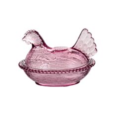 Емкость для хранения Elisey Курочка 355-290 240 мл розовая - фото