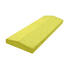 Дашок на паркан Alex Group двоскатна 180*500 мм жовта - фото