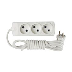 Удлинитель Gunsan Aras 002300 3 гнезда 2 м без заземления со шторками - фото