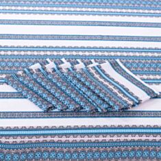 Комплект столовий Едельвіка Віолета 487-21/00 230*190 см синій - фото