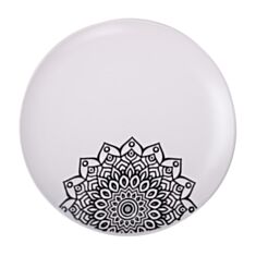 Тарілка десертна Limited Edition KORA JH2068-2 20,5 см біла - фото