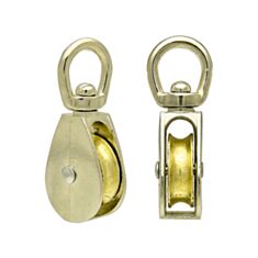 Блок одинарний нікель Таурус 1/2" - фото