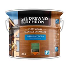 Пропитка для дерева Drewnochron Impregnat Extra плівкоутворююча зелений 2,5 л - фото