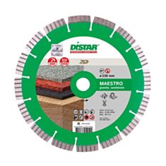 Круг алмазний Distar Maestro 12315051017 230*2,6/1,8*22,2 мм - фото