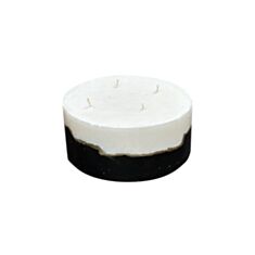 Свічка Maris на бетонній основі широка кругла 12,5*5 см - фото