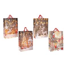 Пакет подарочный BonaDi PK4-134 Happy Holidays 70 см - фото