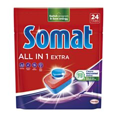 Таблетки для посудомоечной машины Somat All in 1 Extra 24 шт - фото