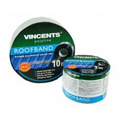 Лента уплотняющая Vincents Polyline Roofband 150 мм 3 м алюминиевая - фото