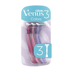Бритва одноразова Gillette Venus 3 Colors 3 шт - фото
