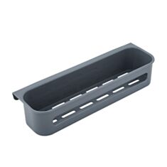 Полиця для ванни прямокутна Алеана 127047 матова сіра - фото