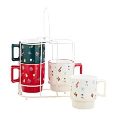 Набір чашок Limited Edition LED NY X-Mas B060701 350 мл 4 шт - фото