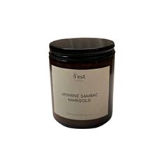 Свічка ароматична 4'est Jasmine Sambac в склянці з кришкою 250 мл - фото