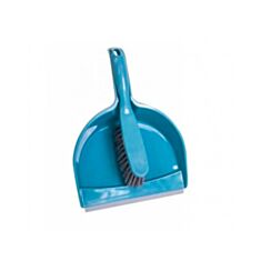 Совок со щеткой Zambak Plastik синий - фото