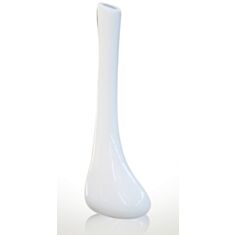 Ваза ETERNA SC1305-41 біла 11*16*41 см - фото