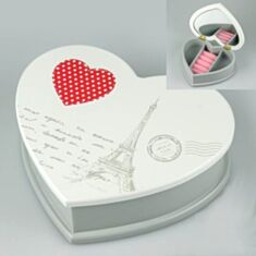 Шкатулка деревянная 037TP 19*16*6см - фото