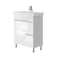 Тумба Ювента Моніка М3-65 з умивальником Zenon 65 см - фото