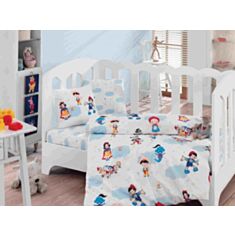 Комплект постільної білизни Cotton Box Baby Ranforce Masal Dunyasi Bordo 100 * 150 - фото