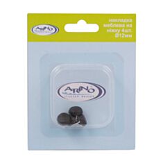 Накладка меблева на ніжки Arino 4 шт 12 мм чорна - фото