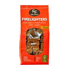 Підпалка для каміна та печі 72 шт - фото