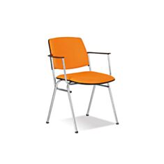 Стул для посетителей ISIT arm chrome - фото
