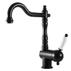 Смеситель для кухни Rav Slezak Labe L508.5/8CMAT черный - фото