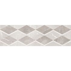 Плитка для стін Emotion Ceramics Slow triangle perla brillo PRI 25*75 см сіра - фото