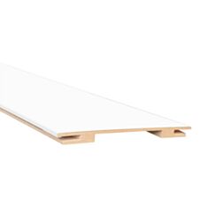 Доборная телескопическая планка Омис Cortex МДФ 140*2050 мм белая silk matt - фото