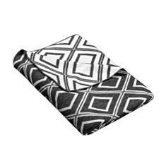 Плед в'язаний Прованс Плитка 130*180 лате-білий - фото