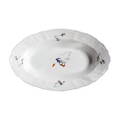 Блюдо овальне Thun Bernadotte Гуси 00000003157 0011000 24 см - фото