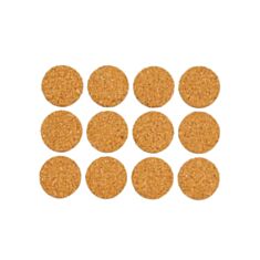 Прокладки самоклеючі коркові Vorel 74804 28 мм 12 шт - фото