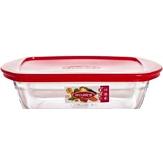 Форма скляна з кришкою прямокутна Pyrex Arcuisine C&S 215PA00 1,1 л - фото