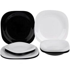 Сервіз столовий Luminarc Carine Black&White N1479 - фото