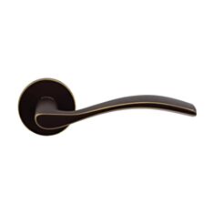 Ручка дверна на розеті RDA WAVE R 6 мм бронза - фото