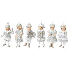 Игрушка на елку детки БД 707-447 12см 6 дизайнов шампань - фото