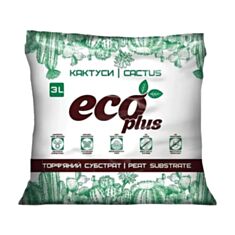 Торф'яний субстрат Eco Plus Кактус 3 л - фото