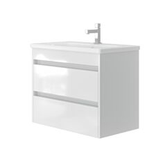 Тумба Ювента Otto 80 см с умывальником Soft 80 см - фото