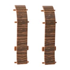 Комплект з'єднання для плінтуса ТІС 0027-ПЛГСК Дуб преміум 2 шт - фото