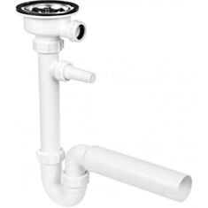 Сифон для кухонної мийки + злив McAlpine HC7+FSW50P-25 - фото