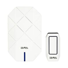 Дзвінок дверний безпровідний Zamel Jazz ST-260 10 мелодій білий - фото