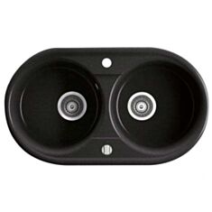 Кухонная мойка Ferro Bizzy DRG45/78B графит - фото