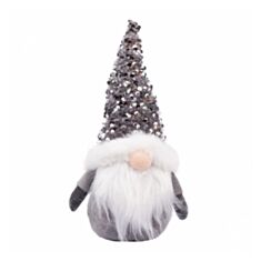 Игрушка мягкая Гном Yes! Fun 973731 27 см серебряная пайетка - фото