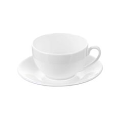 Чашка чайна з блюдцем Wilmax WL 993190/AB 300 мл - фото