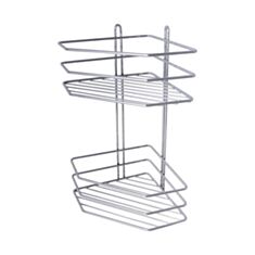 Полка для ванны угловая Vanstore 07450 2-ярусная - фото