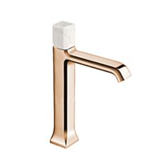 Змішувач для умивальника Cristina ITALY IT 227.46P CC Oro rosa Calacatta червоне золото - фото