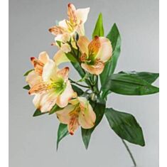 Штучна квітка Альстромерія помаранчева 097F 65см - фото