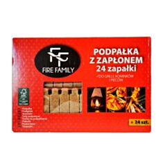 Підпалка для каміна та печі 24 шт - фото