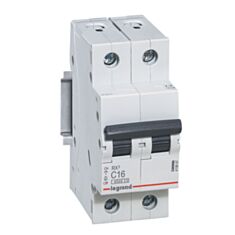 Автоматический выключатель Legrand RX3 419697 4,5 кА 2P C 16 А - фото
