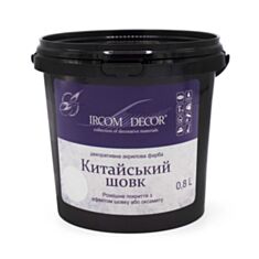 Краска декоративная Ircom Decor Китайский шелк white 0,8 л - фото